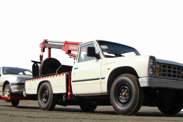 خدمات در صورت بروز نقص فنی یا تصادف در طول جابجایی خودرو