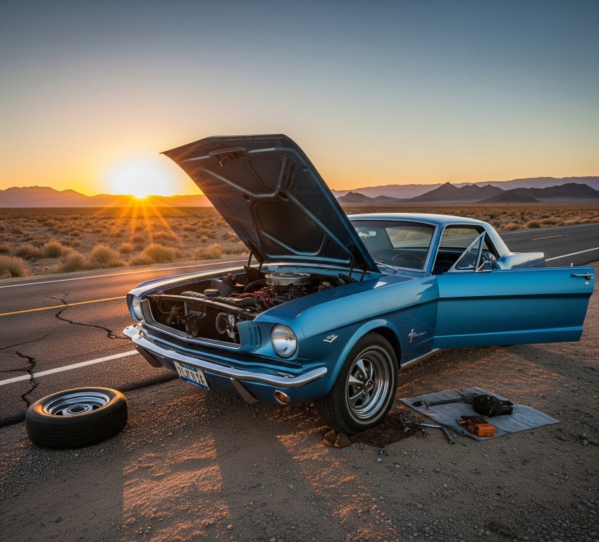 راهنمای فوری : ماشین خراب شده در جاده